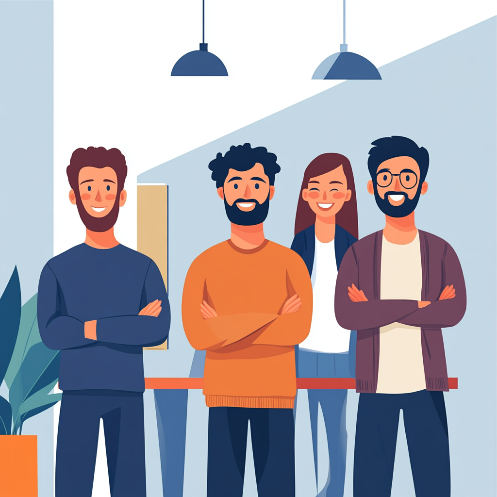 Two people have a conversation